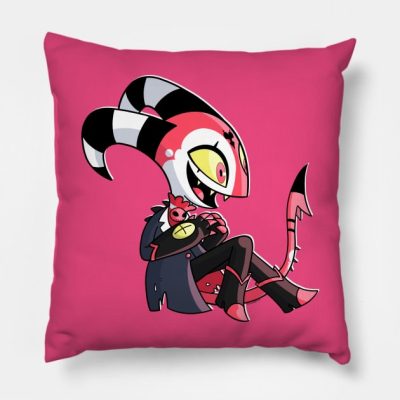 Chibi Blitzo Helluva Boss Throw Pillow Official Helluva Boss Merch Store