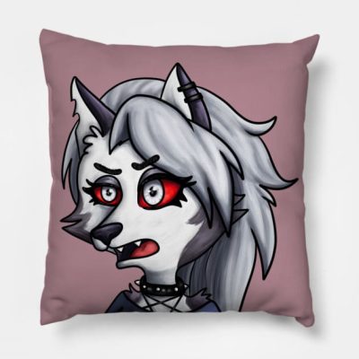 Chibi Loona Throw Pillow Official Helluva Boss Merch Store