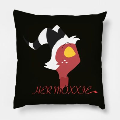 Helluva Boss Couple Shirt Moxxie Throw Pillow Official Helluva Boss Merch Store