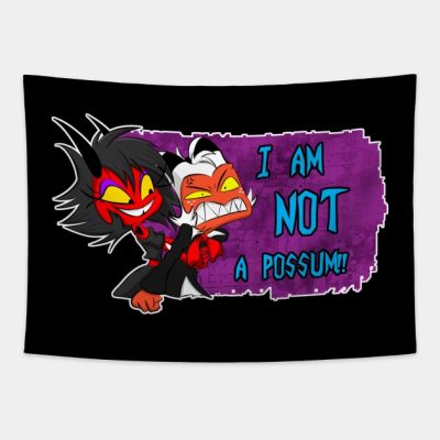 Moxxie Millie Not A Possum Tapestry Official Helluva Boss Merch Store