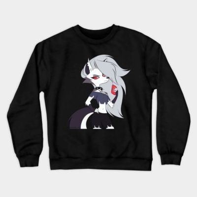 Helluva Boss Loona Crewneck Sweatshirt Official Helluva Boss Merch Store