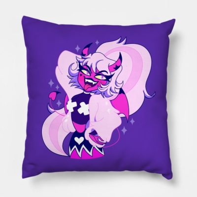 Helluva Boss Verosika Mayday Throw Pillow Official Helluva Boss Merch Store