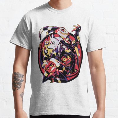 Hazbin Hotel Merch Helluva Boss Group T-Shirt Official Helluva Boss Merch Store