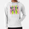 Fizz Loves You (Robotic Fizzarolli / Robo Fizz And Fizzarolli) // Pink-Green Back Hoodie Official Helluva Boss Merch Store