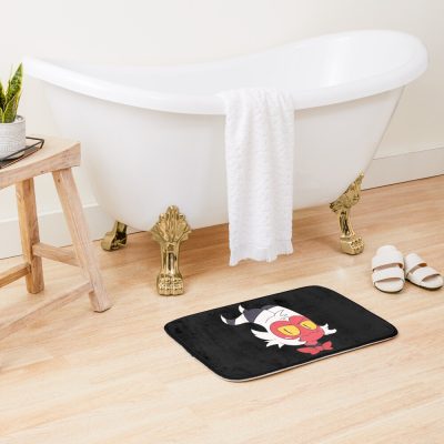 Helluva Boss Moxxie Bath Mat Official Helluva Boss Merch Store