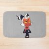 Helluva Boss Moxxie Bath Mat Official Helluva Boss Merch Store