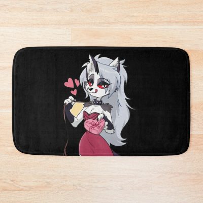 Helluva Boss Loona Bath Mat Official Helluva Boss Merch Store