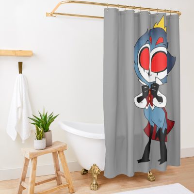 Helluva Boss Stolas Shower Curtain Official Helluva Boss Merch Store