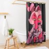 Helluva Boss Moxxie Shower Curtain Official Helluva Boss Merch Store