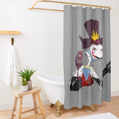 Helluva Boss Stolas Shower Curtain Official Helluva Boss Merch Store