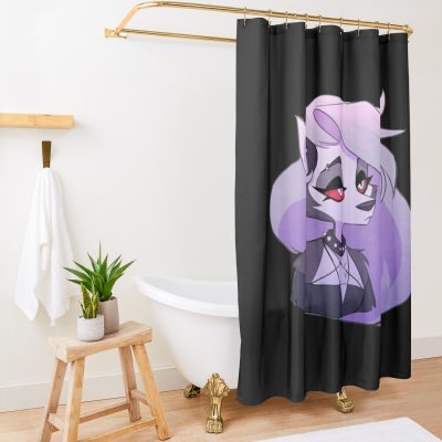 Helluva Boss - Loona Shower Curtain Official Helluva Boss Merch Store