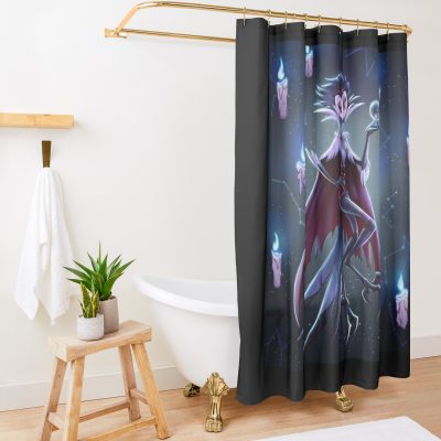 Helluva Boss Shower Curtain Official Helluva Boss Merch Store