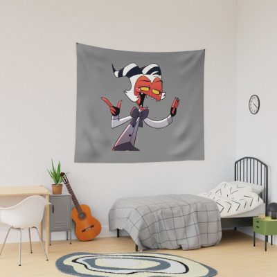 Helluva Boss Moxxie Tapestry Official Helluva Boss Merch Store